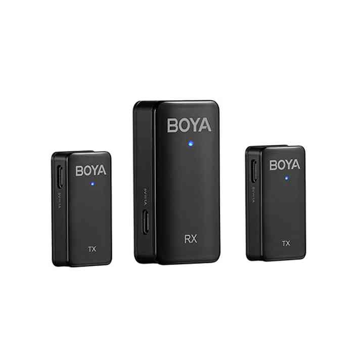 Boya BY-WMic5-M2 Ultracompact 2.4GHz Dual-Channel Wireless Microphone